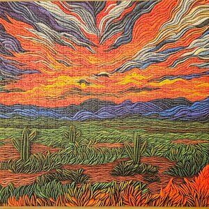 Blue Kazoo jigsaw puzzle, Out West